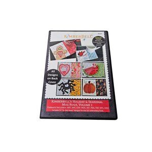Kimberbell Holiday Seasonal Mug Rugs Volume 1 CD KD507 Machine Embroidery